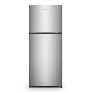 Refrigerador Hisense de 14 pies Inverter en color plata con sistema Multi AirFlow.